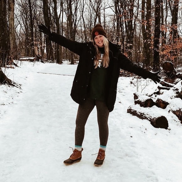 Lost Creek Co. Leather Patch Beanie Toboggan - Picture 6 of 7